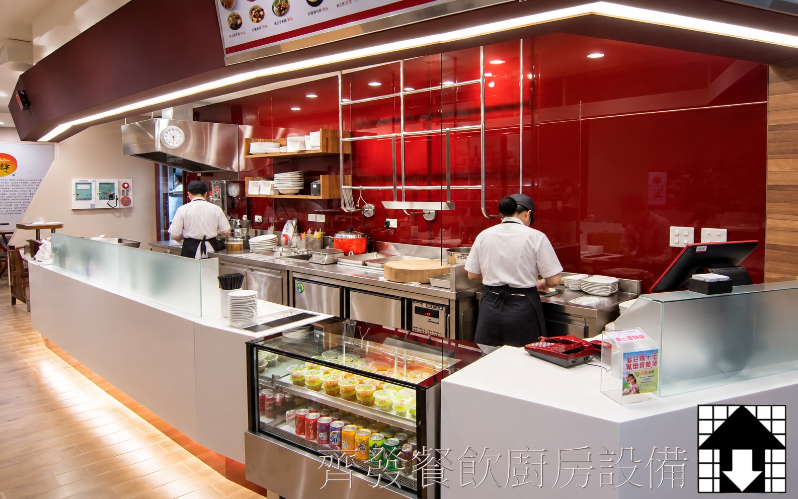 輕食簡餐餐廳廚房